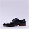 Tommy Bowe Witbank Toe Cap Derby Shoe - Dark Navy Leather